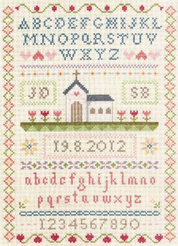 Groves Craft Anchor Wedding Classic Sampler Cross Stitch Kit (ACS32)