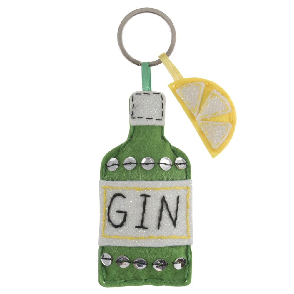 Groves Craft Gin Bottle Trimits Felt Sew your Own Decoration Kits