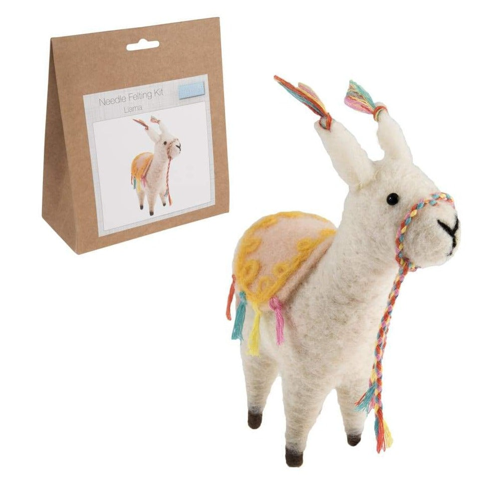 Groves Craft Llama Trimits Beginners Needle Felting Kits