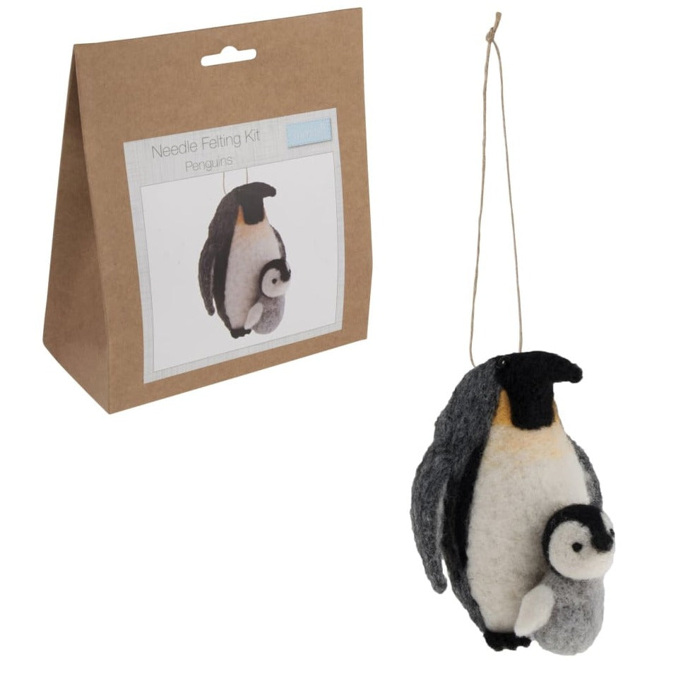 Groves Craft Penguins Trimits Beginners Needle Felting Kits