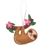 Groves Craft Sloth Trimits Felt Sew your Own Decoration Kits