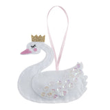 Groves Craft Swan with Crown Trimits Felt Sew your Own Decoration Kits