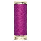Groves Haberdashery 321 Gutermann Thread Sewing Cotton 100 m Black to Pink