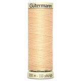 Groves Haberdashery 6 Gutermann Thread Sewing Cotton 100 m Black to Pink