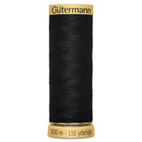 Groves Haberdashery Black (000) Gutermann Thread Sewing Cotton 100 m Black to Pink