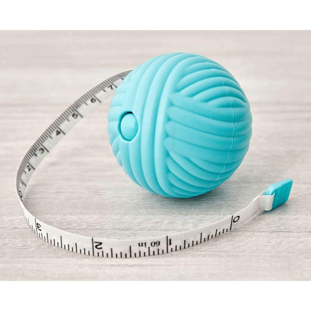 Groves Haberdashery Yarn Ball Retractable Tape Measures: Blue