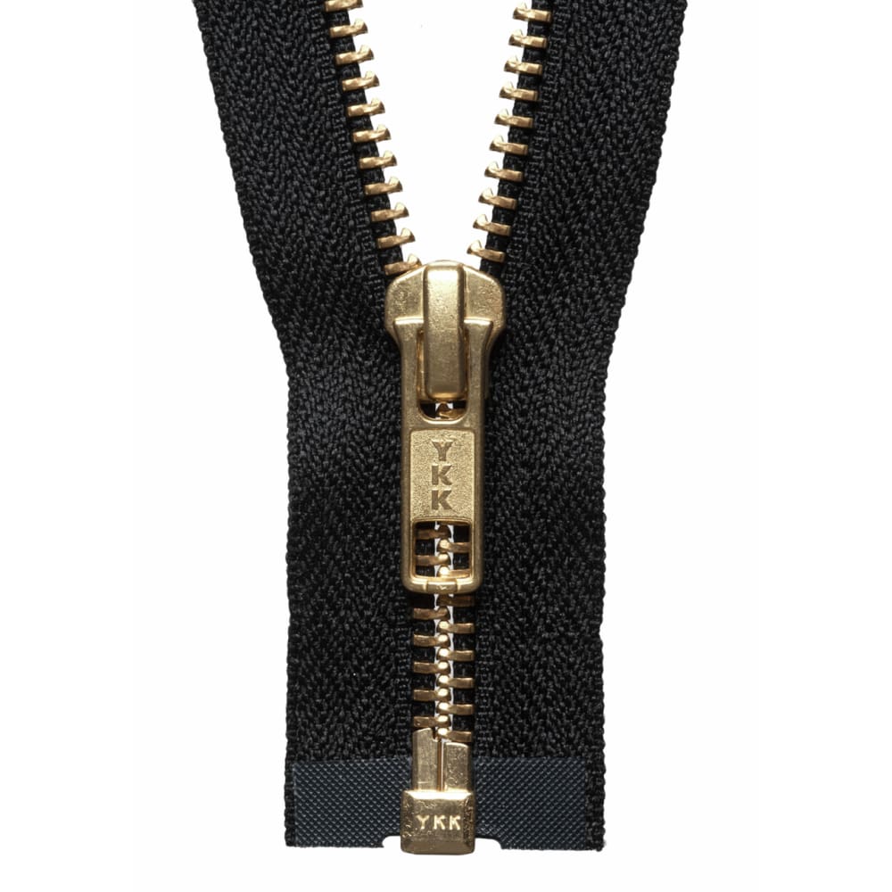YKK Brass Metal Open End Zip 66 cm / 26 Inch – Wool n Stuff