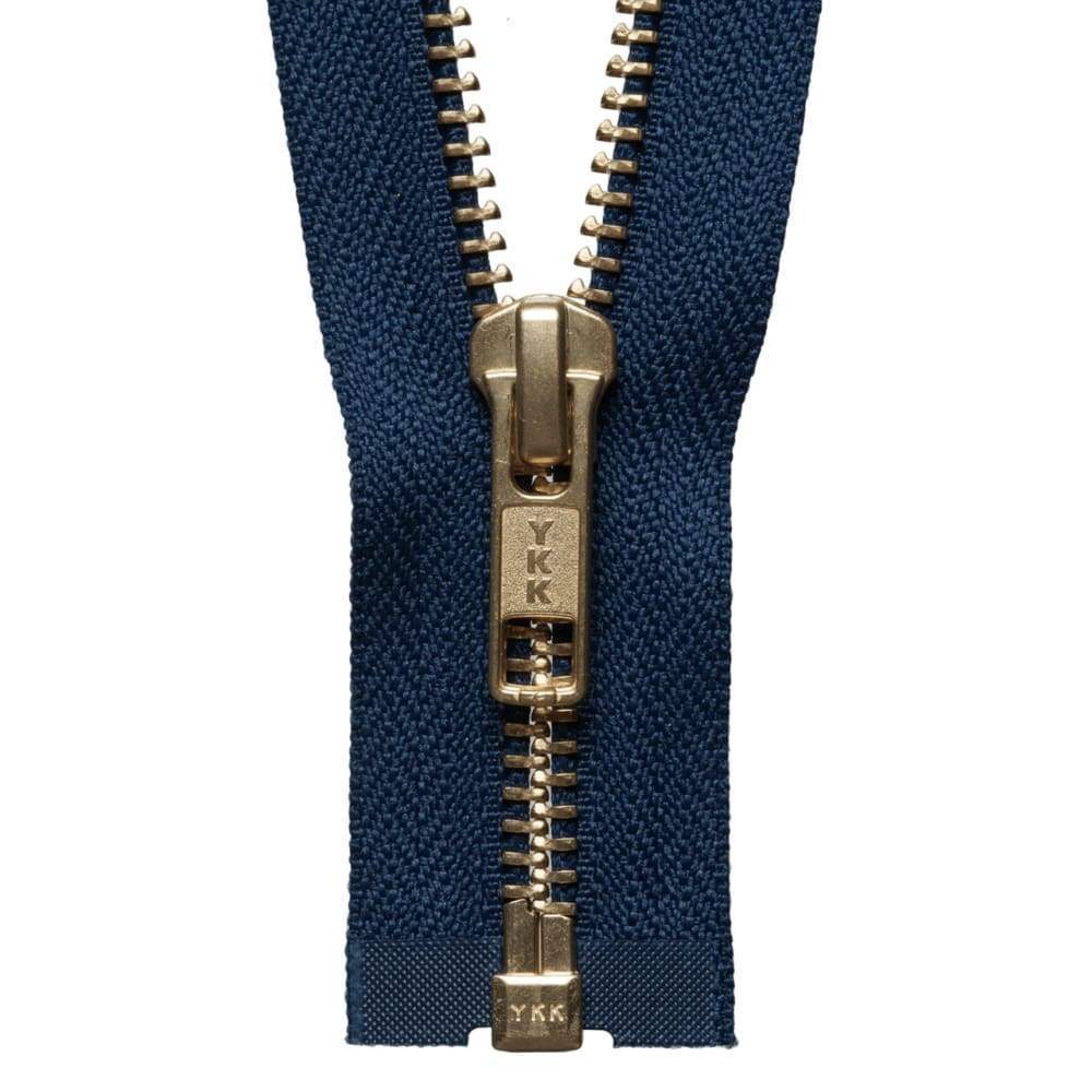 YKK Brass Metal Open End Zip 66 cm / 26 Inch – Wool n Stuff