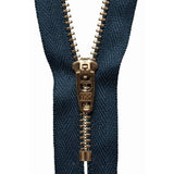 Groves Zip YKK Brass Jeans Zip: 10 cm / 4 Inch