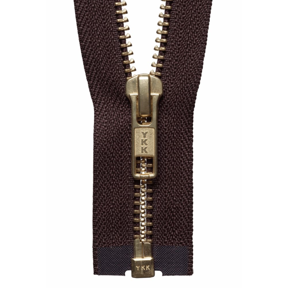 YKK Brass Metal Open End Zip 66 cm / 26 Inch – Wool n Stuff