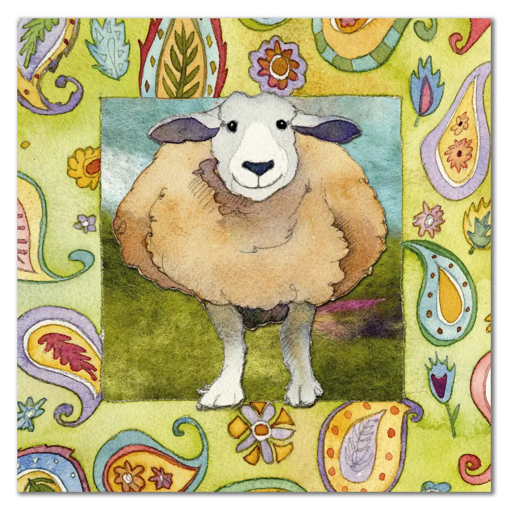 Emma Ball Happy Sheep Card
