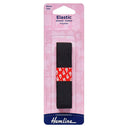 Hemline Haberdashery Black Hemline Elastic 20 mm