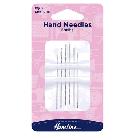 Hemline Haberdashery Hemline Beading Needles Size 10 - 15