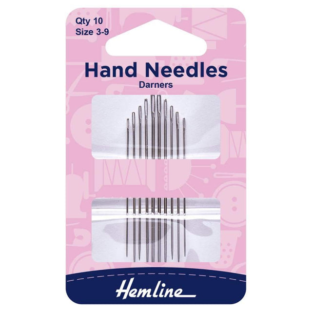 Hemline Haberdashery Hemline Darner Needles Size 3 - 9