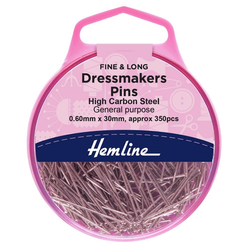 Hemline Haberdashery Hemline Dress Makers Pins 0.60 mm 350 pcs