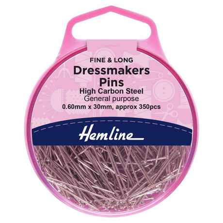 Hemline Haberdashery Hemline Dressmakers Pins (701)