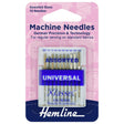 Hemline Haberdashery Hemline Sewing Machine Needles Universal Pack of 10
