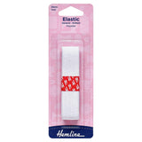 Hemline Haberdashery White Hemline Elastic 20 mm