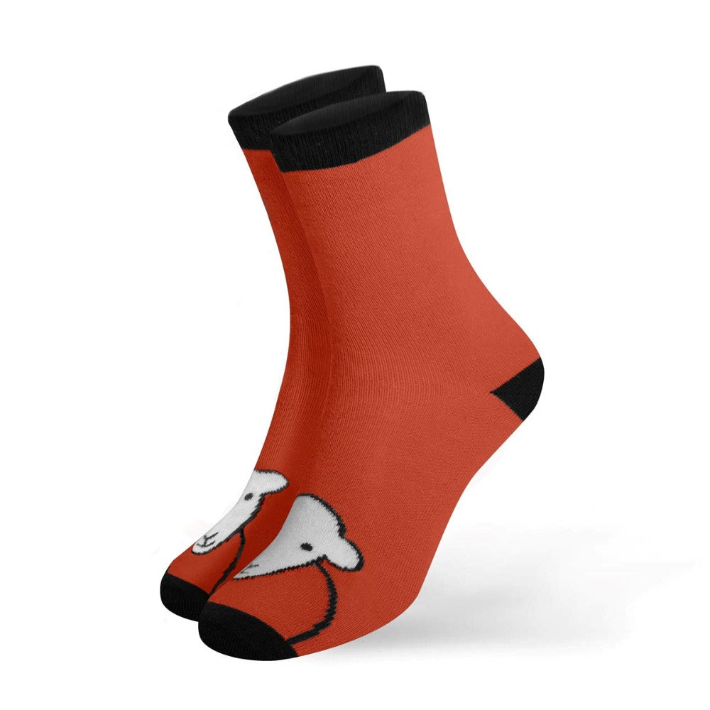 Herdy Hello Socks Orange Size 4 - 7