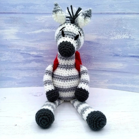 Julie the Zebra Crochet Pattern
