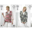 King Cole Patterns King Cole Drifter DK Knitting Pattern 4256