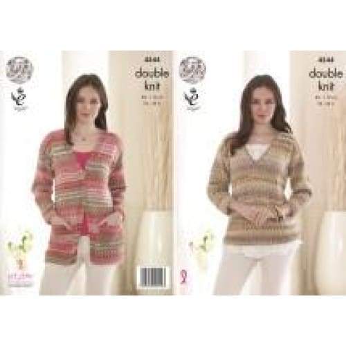 King Cole Patterns King Cole Drifter DK Knitting Pattern 4544