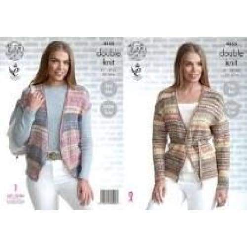 King Cole Patterns King Cole Drifter DK Knitting Pattern 4855
