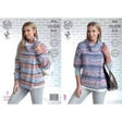 King Cole Patterns King Cole Drifter DK Knitting Pattern 4856