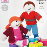 King Cole Patterns King Cole Easy Knit Doll Pattern 9141