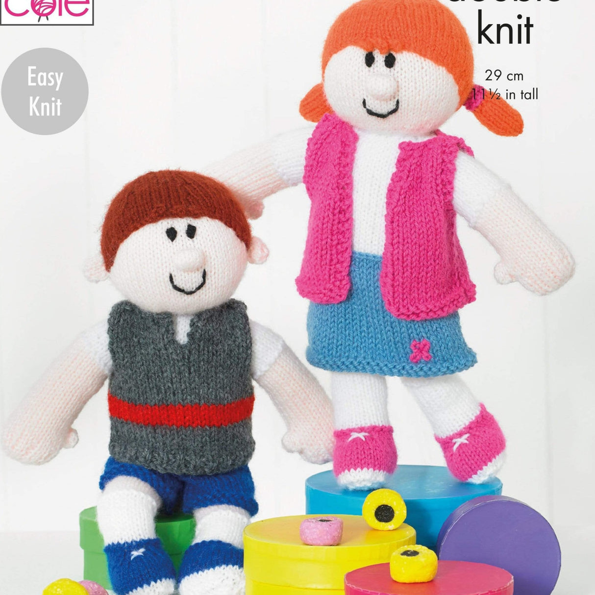 King Cole Patterns King Cole Easy Knit Doll Pattern 9141