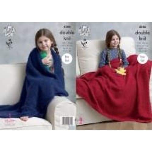 King Cole Patterns King Cole Embrace DK Knitting Pattern 4586