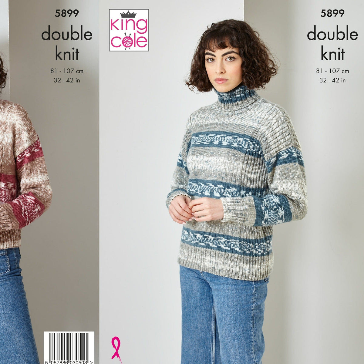 King Cole Fjord DK Knitting Pattern 5899 Wool n Stuff