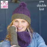 King Cole Patterns King Cole Homespun DK Pattern 5798