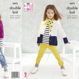 King Cole Patterns King Cole Kids Cardigan DK Knitting Pattern 5475