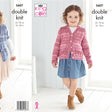 King Cole Patterns King Cole Kids Cardigan DK Knitting Pattern 5607