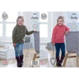 King Cole Patterns King Cole Kids Chunky Sweater and Cardigan Pattern 4990