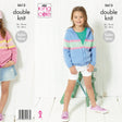 King Cole Patterns King Cole Kids DK Cardigan Knitting Pattern 5613