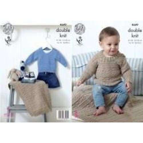 King Cole Patterns King Cole Kids DK Knitting Pattern 4649