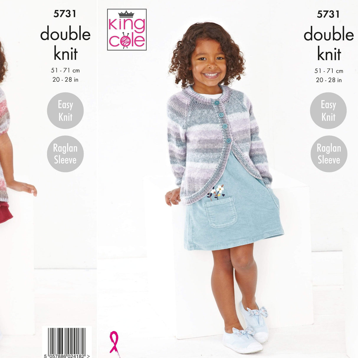 King Cole Patterns King Cole Kids DK Knitting Pattern 5731