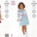 King Cole Patterns King Cole Kids DK Knitting Pattern 5731