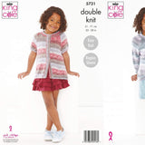 King Cole Patterns King Cole Kids DK Knitting Pattern 5731
