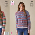 King Cole Patterns King Cole Ladies Aran Knitting Pattern 5806