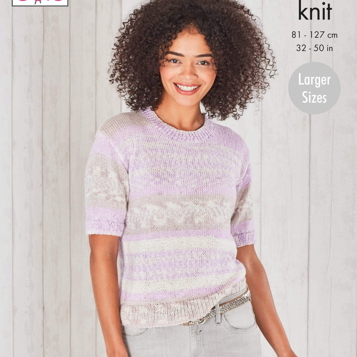 King Cole Patterns King Cole Ladies Cardigan and Sweater DK Knitting Pattern 5696