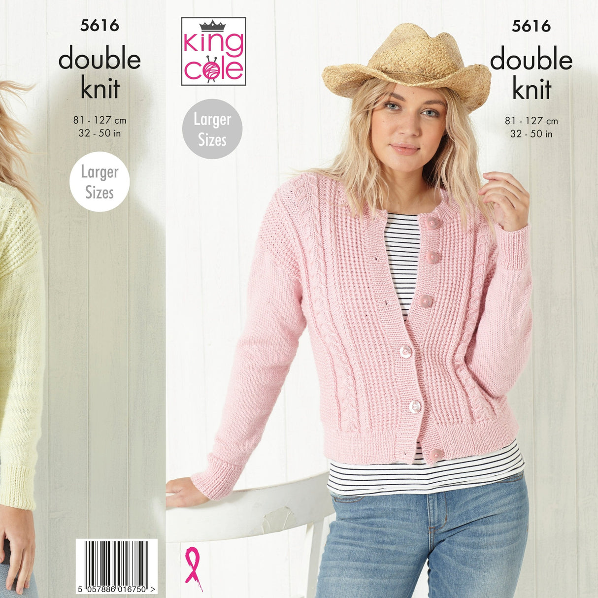 King Cole Patterns King Cole Ladies Cardigan DK Knitting Pattern 5616