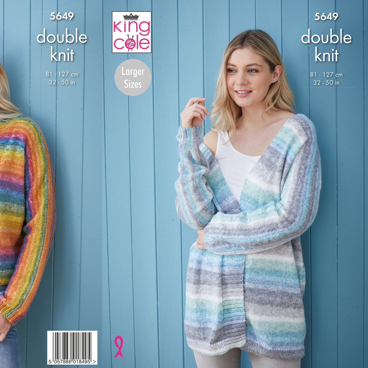 King Cole Patterns King Cole Ladies Cardigan DK Knitting Pattern 5649