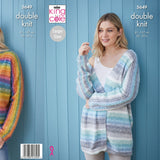 King Cole Patterns King Cole Ladies Cardigan DK Knitting Pattern 5649