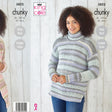 King Cole Patterns King Cole Ladies Chunky Knitting Pattern 5822