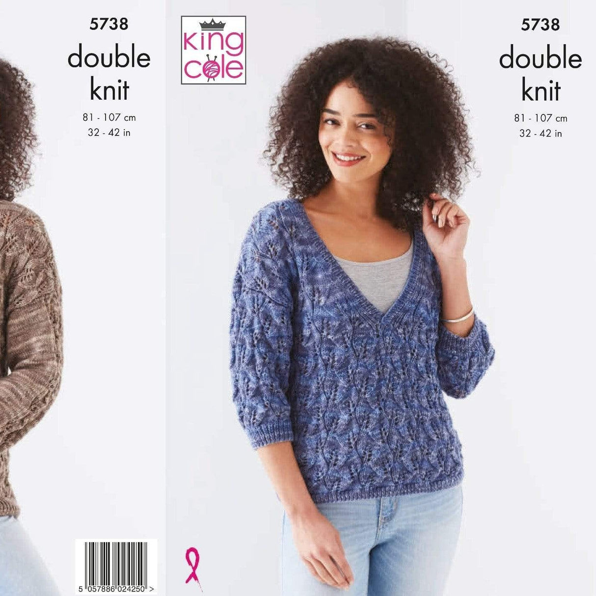 King Cole Patterns King Cole Ladies DK Knitting Pattern 5738