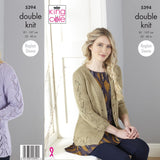 King Cole Patterns King Cole Ladies Double Knitting Pattern 5394