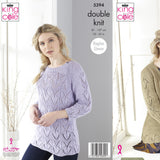 King Cole Patterns King Cole Ladies Double Knitting Pattern 5394